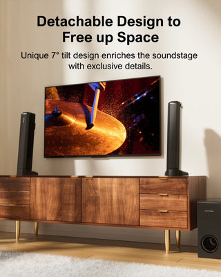 ULTIMEA Apollo S50 – 200W 4.1 Channel Detachable Soundbar with Subwoofer
