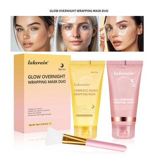 Lakerrain Collagen Jelly Cream & Night Wrapping Mask
