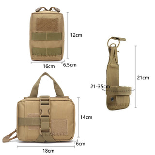 Heavy-Duty 6-Piece Tactical Dog Harness and Leash Set