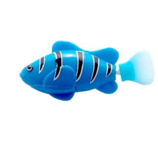 Interactive LED Swimming Robot Fish Cat Toy