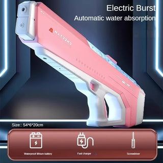 Cheetah X Electric Water Gun/ AUTO‑SHOT Battle Spear Electric Water Gun