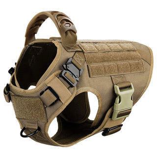 Heavy-Duty 6-Piece Tactical Dog Harness and Leash Set