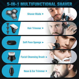 Sejoy KNIGHT 7-in-1 Rechargeable Grooming Kit for Men