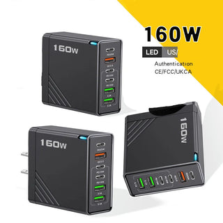 160W Multi-Port USB-C Fast Charger
