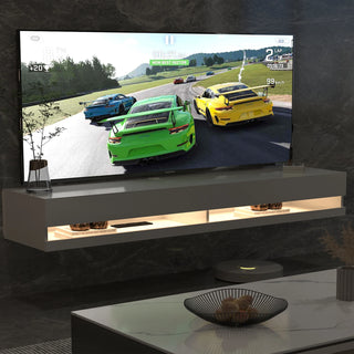LumieFloat 71" LED Floating TV Stand