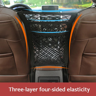 Stretchable Pet Car Divider Net & Storage Organizer