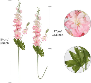 6-Piece Delphinium Artificial Flower Set