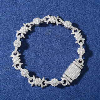 Bling Iced Out Moissanite Thorns Bracelet