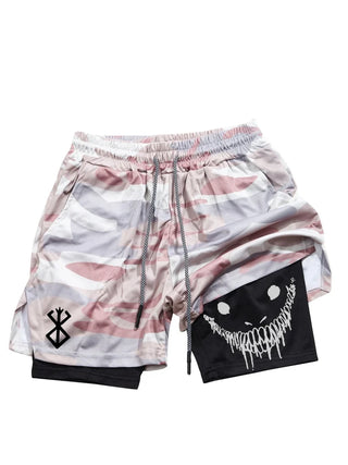Berserk Men's 2-in-1 Sports Shorts