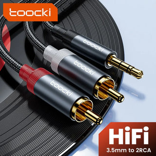 Toocki RCA Audio Cable – Premium Sound, Superior Connectivity