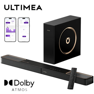 ULTIMEA Skywave F30 – 3.1.2 Channel Dolby Atmos Sound Bar with Subwoofer