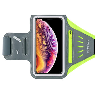 Running Sports Armband with Zipper Bag – Fits iPhone & Samsung Phones up to 6.9''