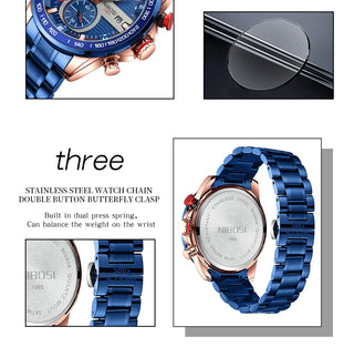 NIBOSI Men’s Watch