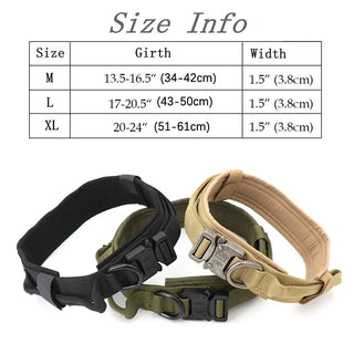 Heavy-Duty 6-Piece Tactical Dog Harness and Leash Set