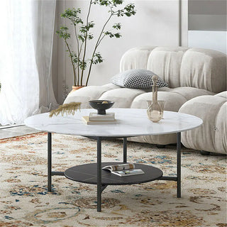 NovaTier 2-Tier Sintered Stone Coffee Table