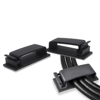 10pcs Cable Fixing Clip – Wire Sorting Buckle Organizer (19×47mm)
