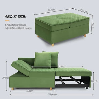 VersaFold 5-Position Adjustable Sofa