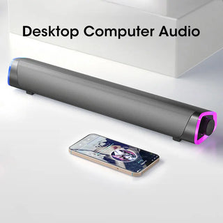 4D Computer/TV Speaker Bar – Stereo Sound Subwoofer