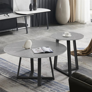 Round Marble Nesting Coffee Tables