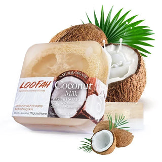 Handmade Loofah Soap 5-in-1 Essential Oil Blend (100g)