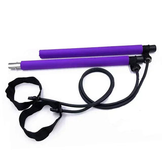 Portable Pilates Bar with Resistance Bands