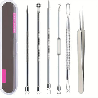 DermaEdge 6-Piece Precision Extractor Kit
