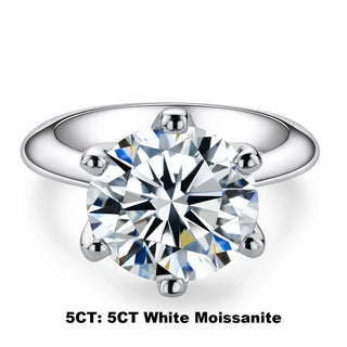 Éclat Solitaire Moissanite Ring