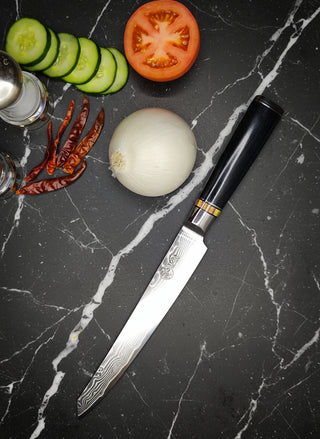 TORA Pro Series 8-Piece Chef Knife Set – VG10 67-Damascus Steel Japanese Chef Knives