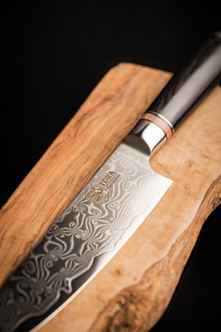67 Layers-Damascus Steel TORA Pro Series 8-Piece Chef Knife Set