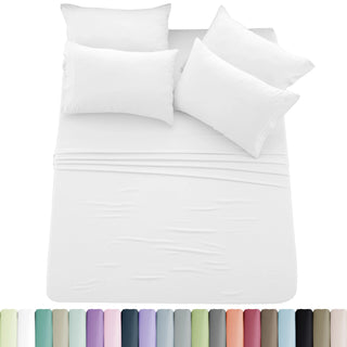 Lux Décor 6Pc Solid Sheet Set