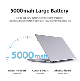 Ultra Slim 14.1" Windows 11 Laptop (Intel A3950, 12GB RAM, up to 2TB SSD)
