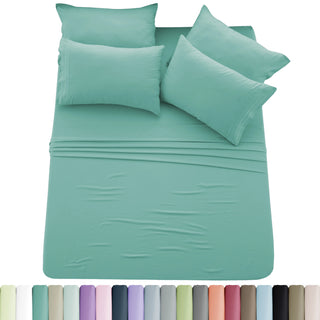 Lux Décor 6Pc Solid Sheet Set