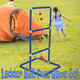 Ladder Ball Toss Game Set – Portable Lawn & Backyard Family Game for Indoor and Outdoor Fun