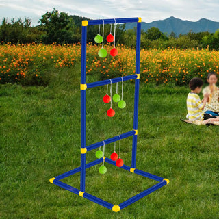 Ladder Ball Toss Game Set – Portable Lawn & Backyard Family Game for Indoor and Outdoor Fun