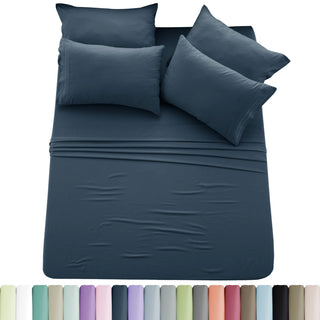Lux Décor 6Pc Solid Sheet Set