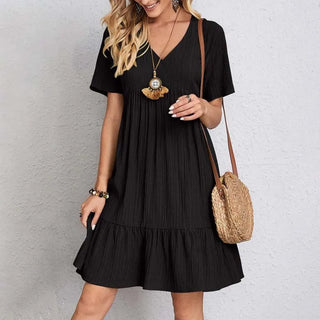 SunFlirt Ruffle Mini Sun Dress