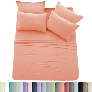 Lux Décor 6Pc Solid Sheet Set