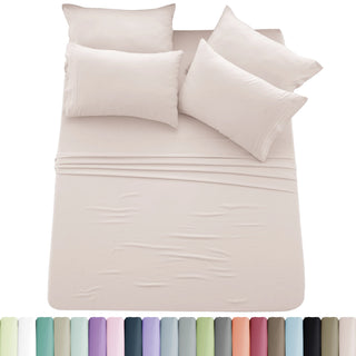 Lux Décor 6Pc Solid Sheet Set