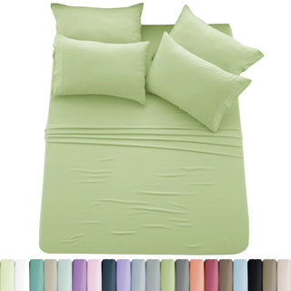 Lux Décor 6Pc Solid Sheet Set