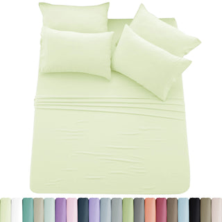 Lux Décor 6Pc Solid Sheet Set