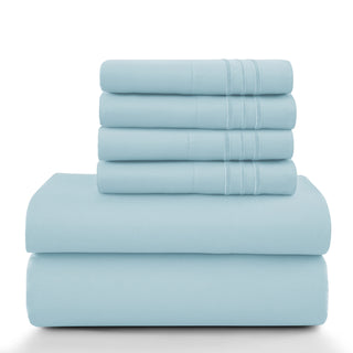 Lux Décor 6Pc Solid Sheet Set