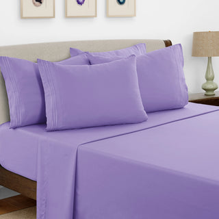 Lux Décor 6Pc Solid Sheet Set