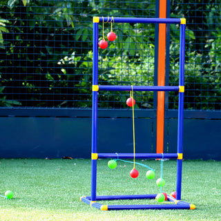 Ladder Ball Toss Game Set – Portable Lawn & Backyard Family Game for Indoor and Outdoor Fun