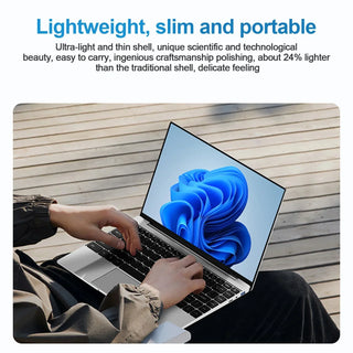 Ultra Slim 14.1" Windows 11 Laptop (Intel A3950, 12GB RAM, up to 2TB SSD)