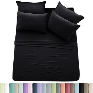 Lux Décor 6Pc Solid Sheet Set