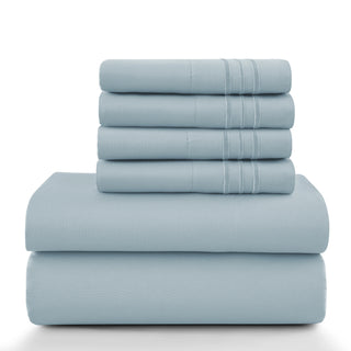 Lux Décor 6Pc Solid Sheet Set