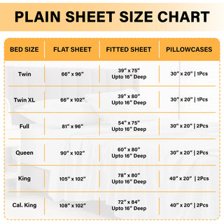 Lux Décor 6Pc Solid Sheet Set