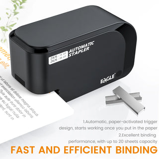 EAGLE automatic electric Stapler,  With free 2000 staples