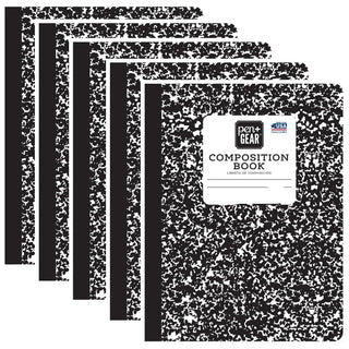 Pen+Gear Black Composition Notebook-5 Pack