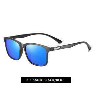 SUN Design Classic Polarized Flexible Frame Sunglasses